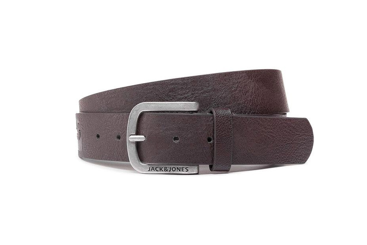 Jack And Jones Jacharry Belt Noos Ζώνη Casual (12120697 BLACK COFFEE) Μαύρο